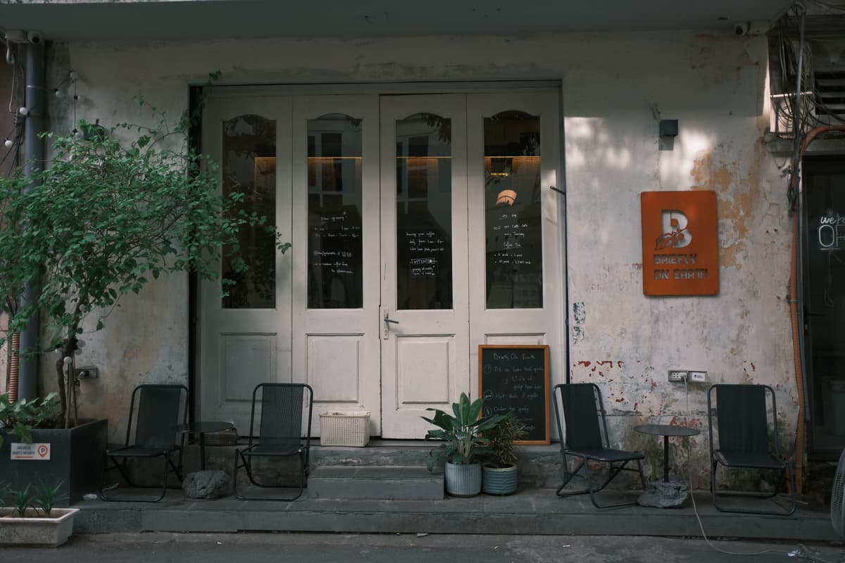 The exterior sign of Always’ cafe at 8B Hang Tre